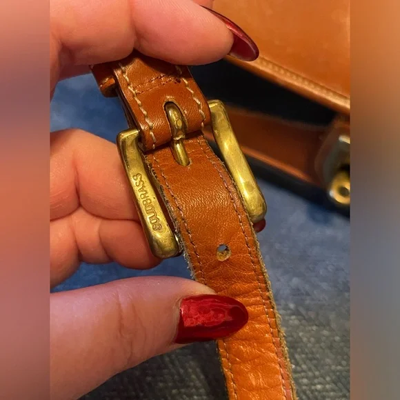 Vintage Dooney & Bourke All Weather Leather Carrier Bag Medium Sized - Picture 17 of 17